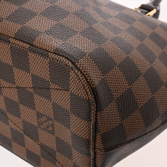 Louis Vuitton Damier Ebene Sienna Shoulder Bag Brown - Picture 9 of 11